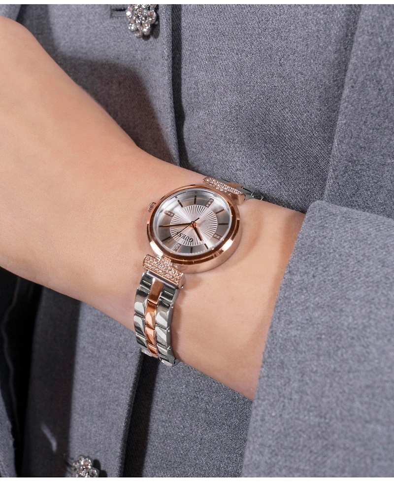 Guess Women's Analog Two-Tone Steel Watch 28mm
