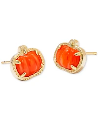 Kendra Scott Gold-Tone Pumpkin Stud Earrings