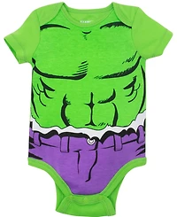 Avengers Baby Boys Cosplay Bodysuit and Hat Set