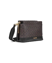 Calvin Klein Bianca Signature Adjustable Crossbody Bag