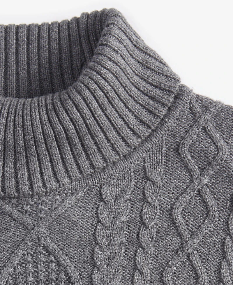 Club Room Men's Chunky Turtleneck Sweater