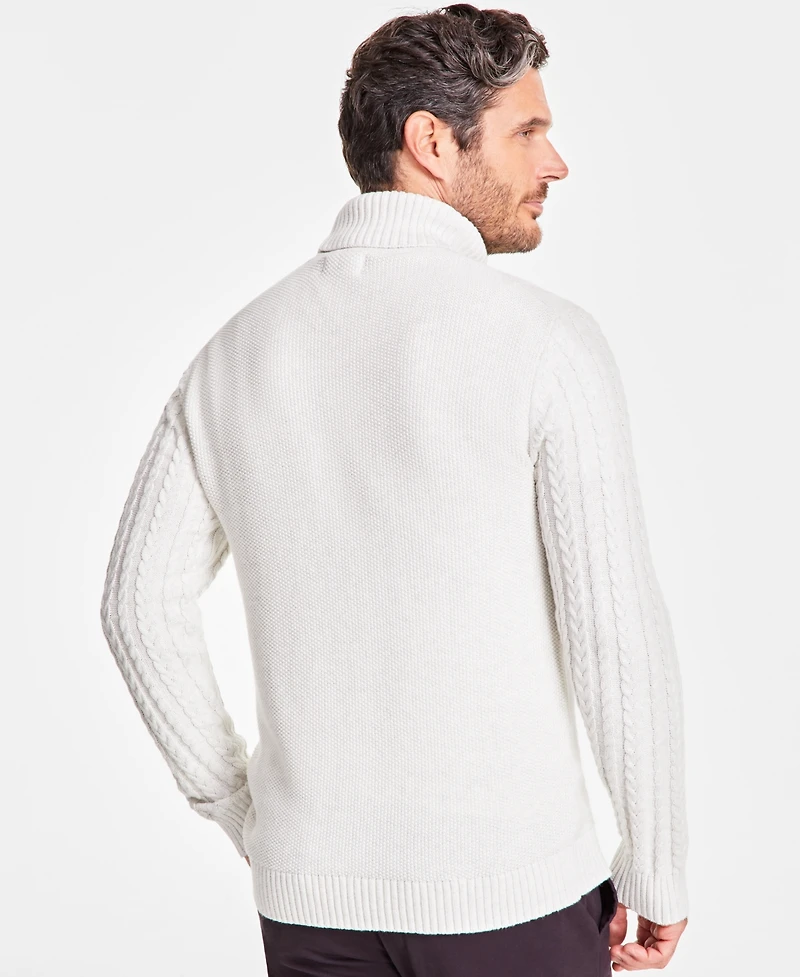 Club Room Men's Chunky Turtleneck Sweater, Created for Macy's