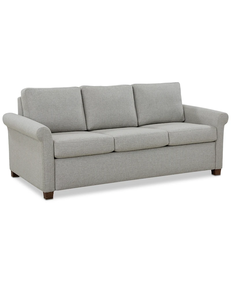 American Leather Co. Paige 81" Fabric Silver Queen Sleeper Sofa