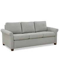 American Leather Co. Paige 81" Fabric Silver Queen Sleeper Sofa