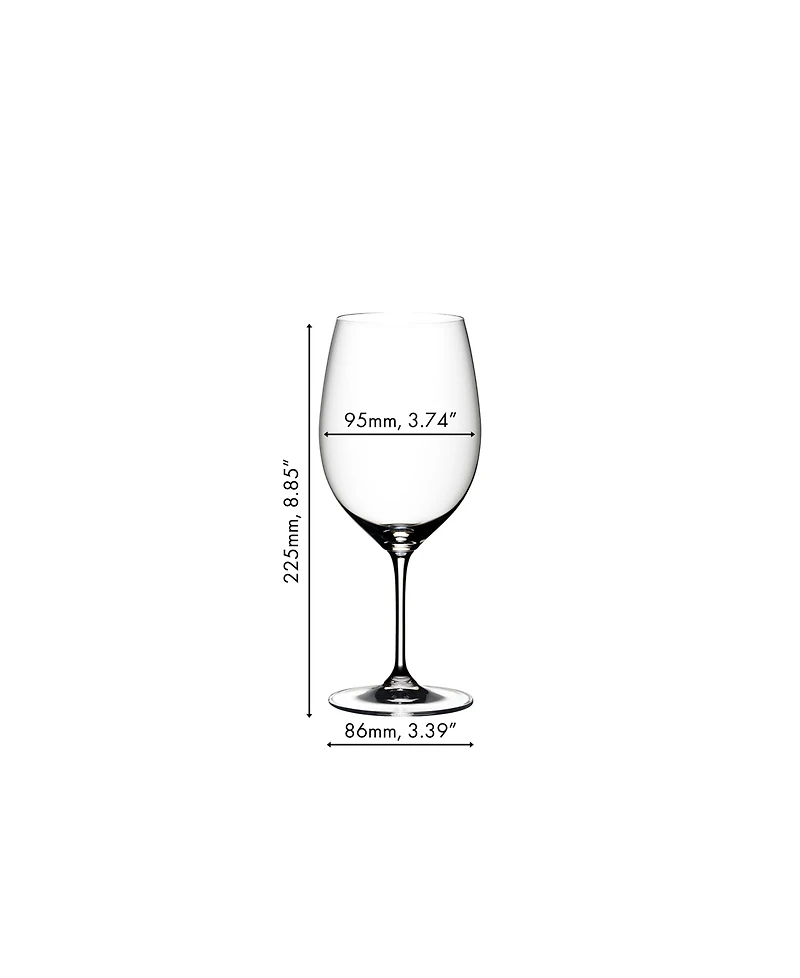 Riedel Vinum Cabernet/Sauvignon Wine Glasses, Buy 6 Get 8