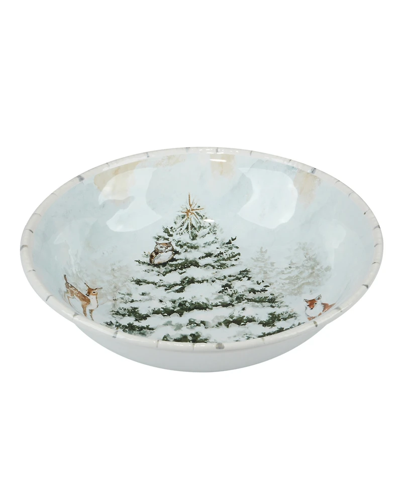 Certified International Winter's Frost Serving Bowl