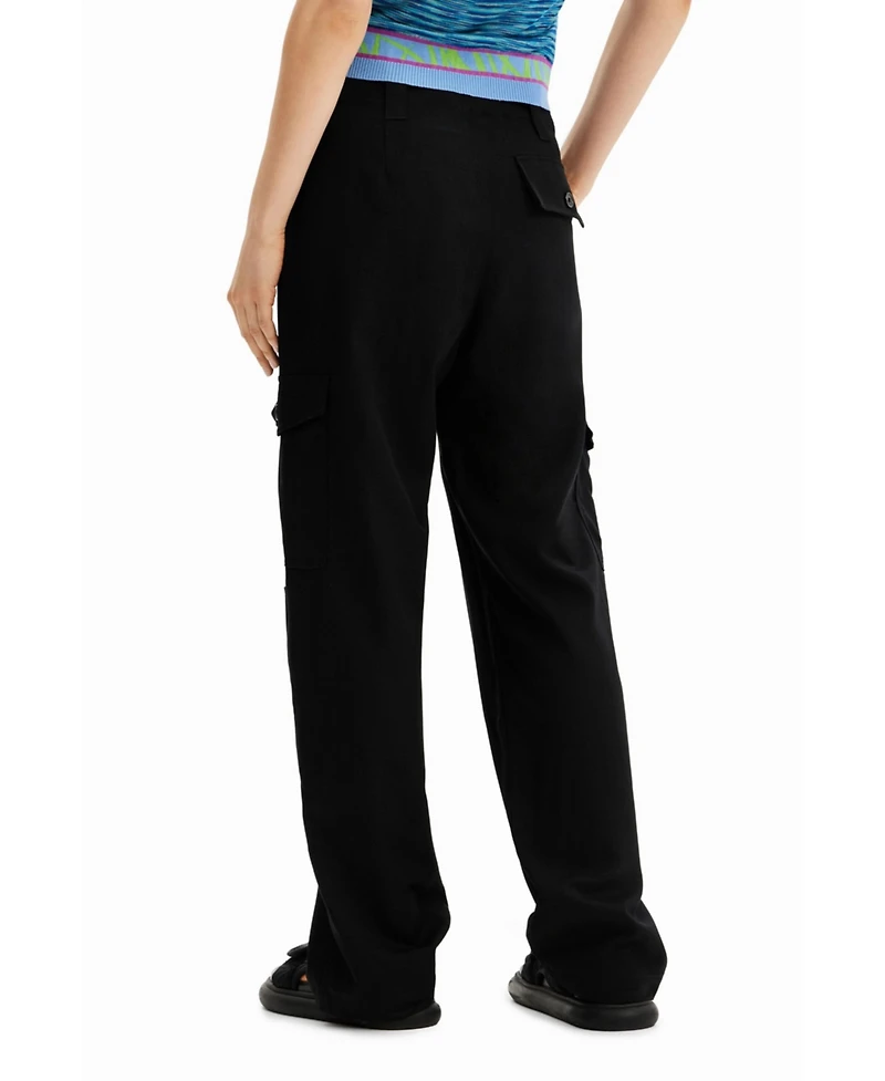 Desigual Women's Basic cargo trousers