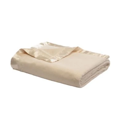 Cariloha Fleece Blanket Queen Viscose Material Satin Binding Border Sized For Top Of Bed Ideal For Year Round Use