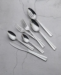 Ornative Alicja 42 Piece Flatware Set with Wire Caddy, Service for 8