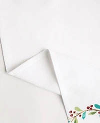 Fiesta Holly Sprig Holiday Border Napkin 19" x 19", Set of 4