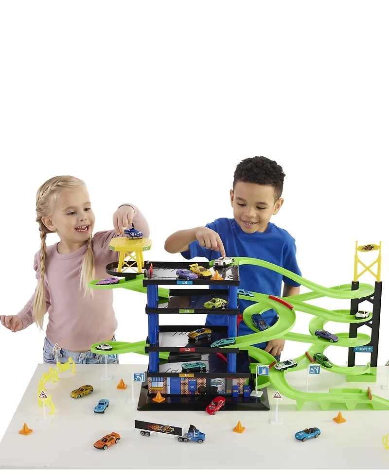 Fast Lane Parking Garage Bundle 50Pc Set, Created for You by Toys R Us