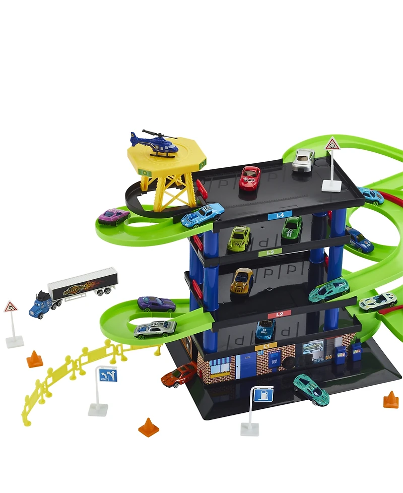 Fast Lane Parking Garage Bundle 50Pc Set, Created for You by Toys R Us