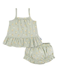 Gerber Baby Girls Dress and Diaper Cover Set, 2 Piece
