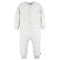 Gerber Baby Girls Footless Fleece Pajamas, 3-Pack