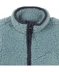 Gerber Baby Girls Fleece Romper with Half Zipper