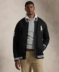Polo Ralph Lauren Men's Big & Tall Big Pony Fleece Baseball Jacket
