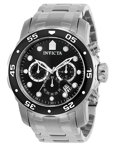 Invicta Men's 0069 Pro Diver Quartz Chronograph Black Dial Watch