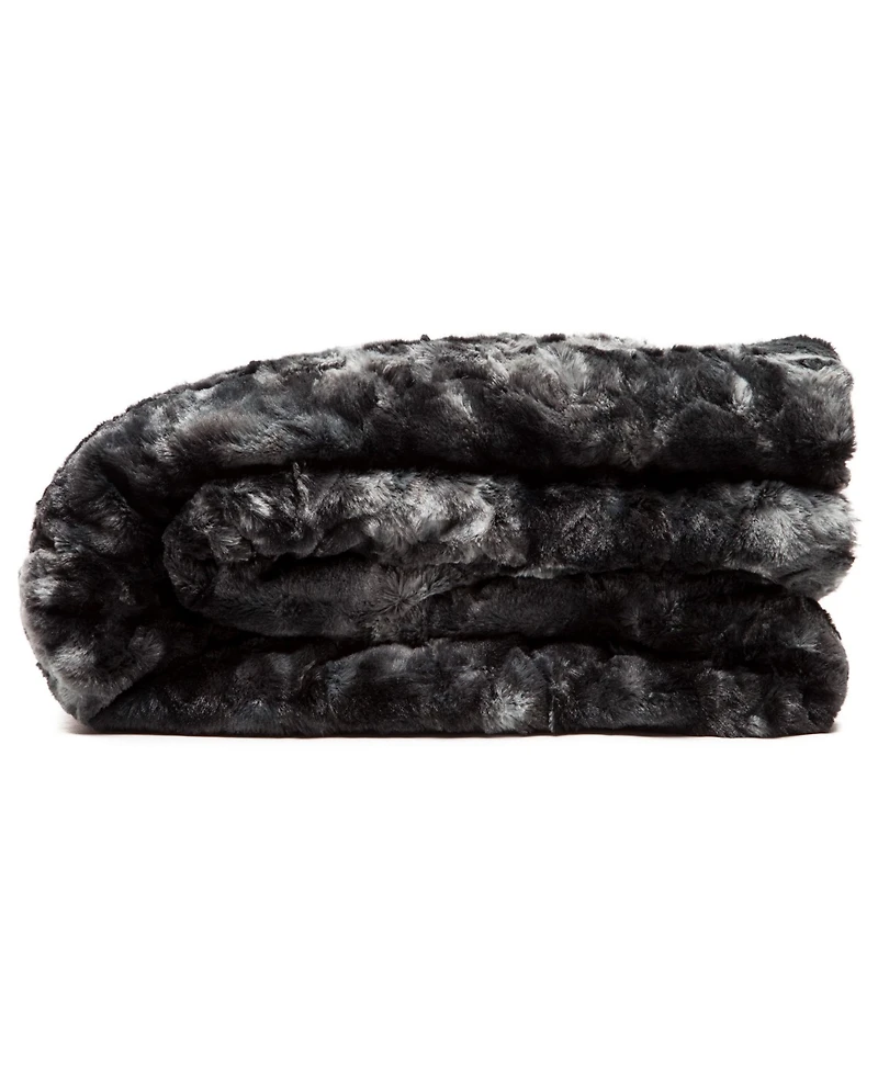Chanasya Premium Wolf Faux Fur Throw Blanket - Soft, & Throw Blanket