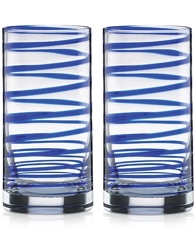 kate spade new york Charlotte Street Highball Glasses, Set of 2