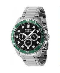 Invicta Men's 46051 Pro Diver Quartz Chronograph Black Dial Watch