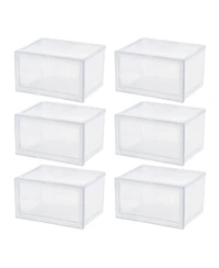 Iris 6 Pack Side Display Stackable Shoe Box