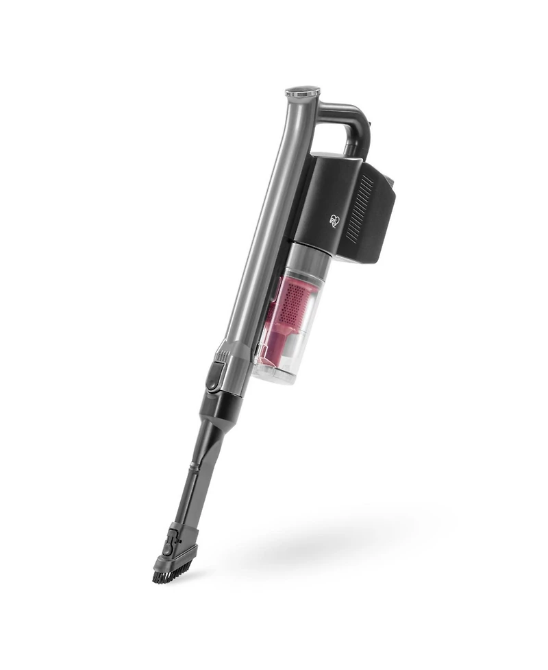Iris Usa Power Brush Cordless Stick Vacuum for Low-profile Carpet Rugs and Hard Floors, 4-in-1 Attachments, 9000Pa Suction Led Indicator, 60K Rpm 35 M
