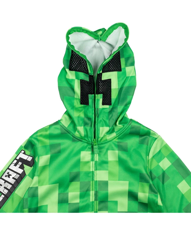 Minecraft Little Boys Fleece Zip Up Hoodie to (4 - 18-20)