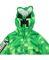 Minecraft Little Boys Fleece Zip Up Hoodie to (4 - 18-20)