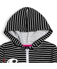 Nightmare Before Christmas Toddler Girls Zip-Up Hoodie