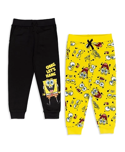 SpongeBob SquarePants Boys Patrick Star Fleece 2 Pack Pants