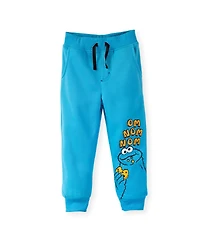 Sesame Street Little Boys Elmo Cookie Monster Oscar the Grouch Fleece 3 Pack Pants to