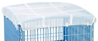 Iris Mesh Security Roof, White (For 24-inch Exercise 4-Panel Pet Playpen)