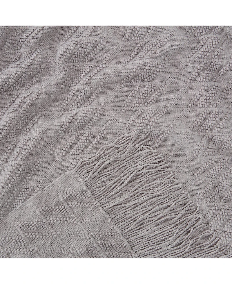 Chanasya Premium Rust Brown Throw Blanket With Tassels