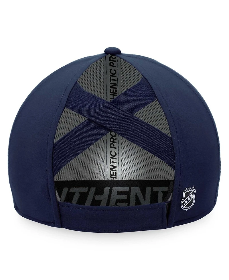 Fanatics Women's Navy Nashville Predators Authentic Pro Road Structured Adjustable Hat