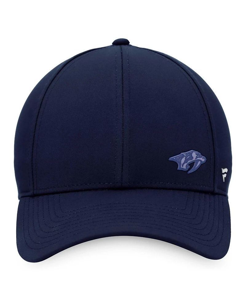 Fanatics Women's Navy Nashville Predators Authentic Pro Road Structured Adjustable Hat