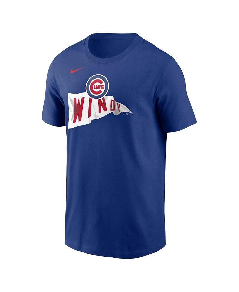 Nike Men's Royal Chicago Cubs Local Home Town T-Shirt