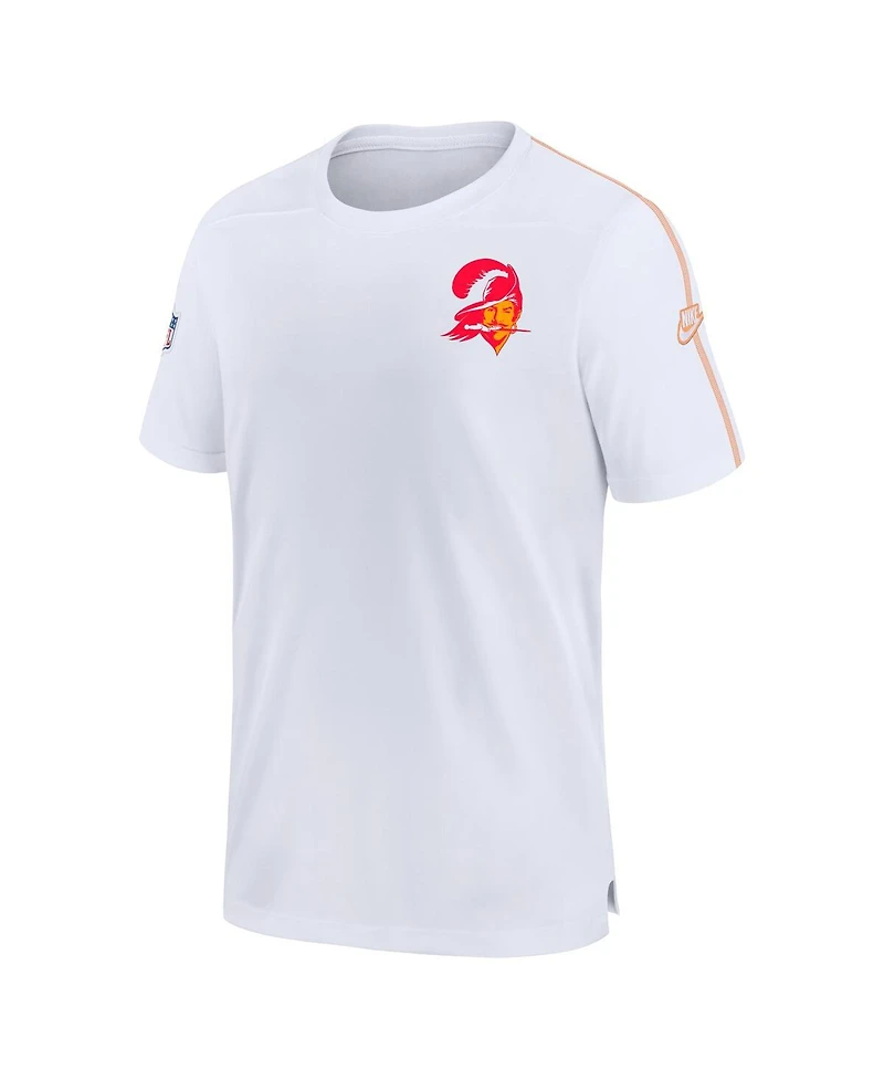 Nike Men's White Tampa Bay Buccaneers Sideline Alternate Logo Coach Performance Top