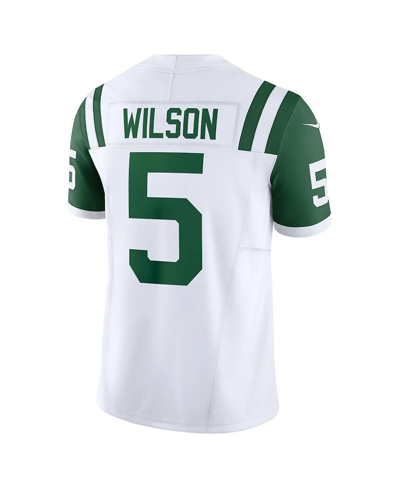 Nike Men's Garrett Wilson White New York Jets Classic Alternate Vapor F.u.s.e. Limited Jersey