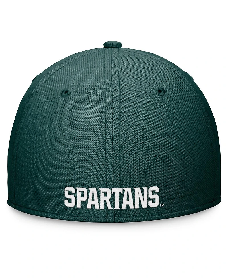 Nike Men's Green Michigan State Spartans 2024 On-Field Swoosh Flex Hat