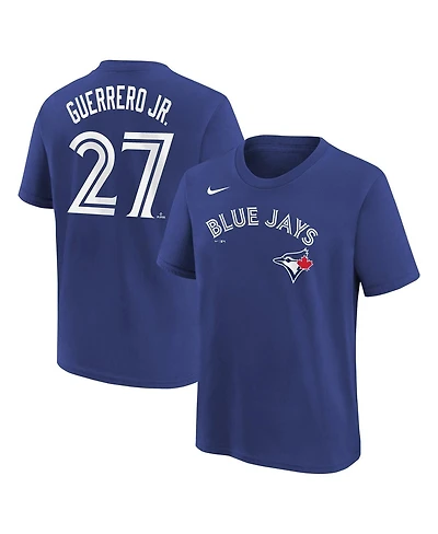 Nike Big Boys and Girls Vladimir Guerrero Jr. Royal Toronto Blue Jays Home Player Name Number T-Shirt