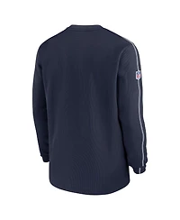 Nike Men's Navy Dallas Cowboys 2024/25 Sideline Coach Long Sleeve Top