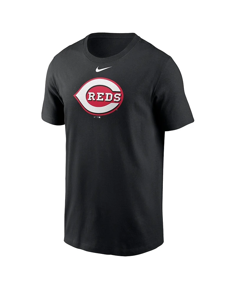 Nike Men's Black Cincinnati Reds Fuse Logo T-Shirt