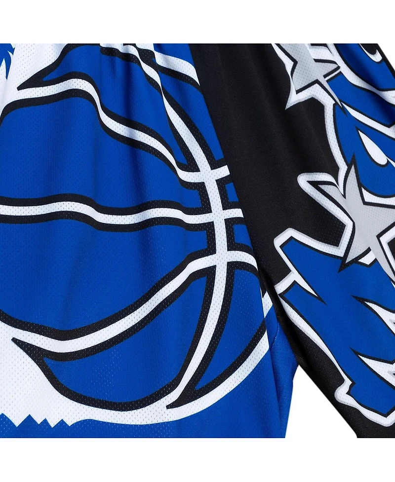 Mitchell & Ness Men's Royal Orlando Magic Big Face 5.0 Fashion Shorts