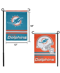 Wincraft Miami Dolphins 12" x 18" Double-Sided Team Logo Garden Flag