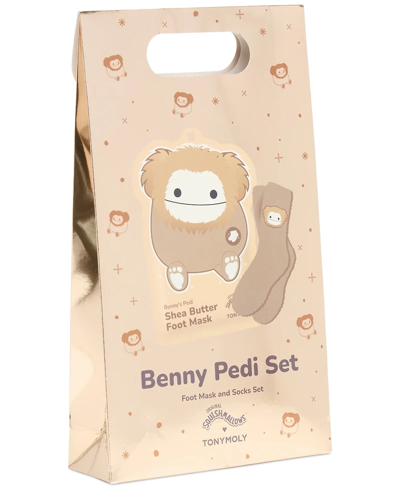 Tonymoly x Squishmallows 2-Pc. Benny Pedi Set