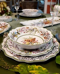 Certified International Winters Forest 12-Pc. Melamine Dinnerware Set, Service for 4