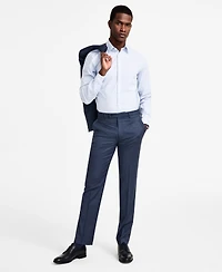Calvin Klein Men's Slim-Fit Wool-Blend Stretch Suit Pants