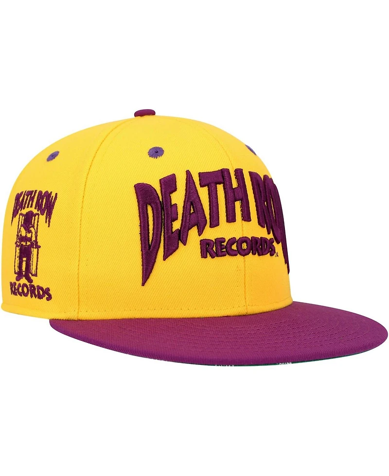 Lids Men's Gold Death Row Records Paisley Fitted Hat