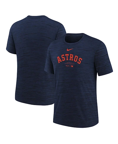 Nike Big Boys and Girls Navy Houston Astros Authentic Collection Practice Performance T-Shirt