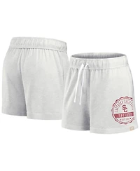 Fanatics Women's Oatmeal Usc Trojans Win Badge Shorts
